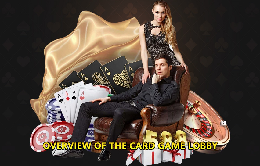 Overview of the card game lobby 